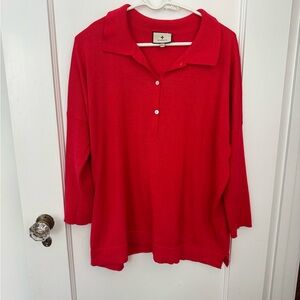 Pomander Place Knit Polo Sweater